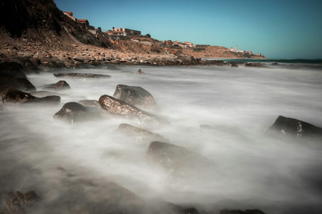 beach landscape long exposure