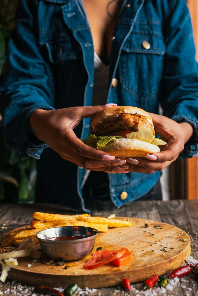 Food photography at restaurant