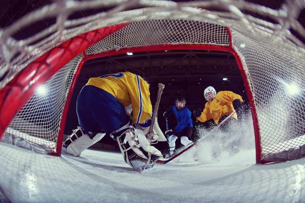 ice hockey goalkeeper