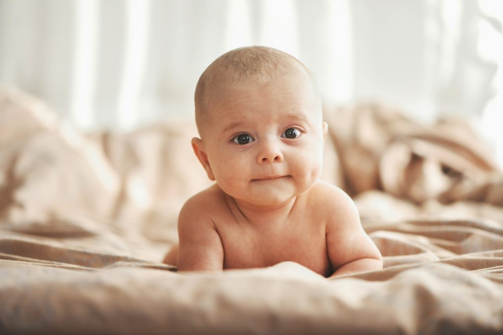 portrait of a newborn baby