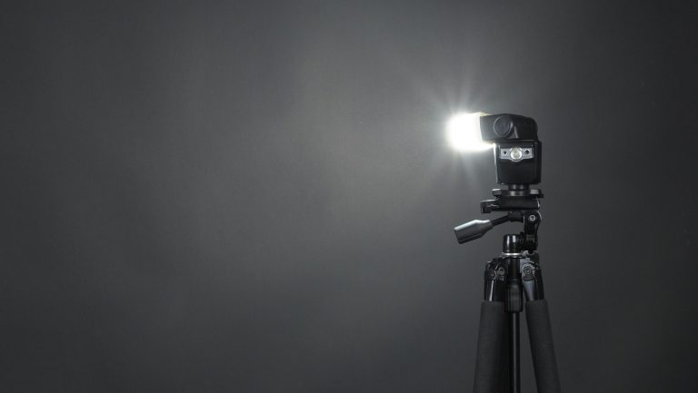 Studio light and back drop and soft box set up for shooting photo or video production which includes